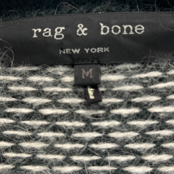 RAG AND BONE Grayling Fair Isle Nordic Button Up Cardigan - Picture 6 of 6